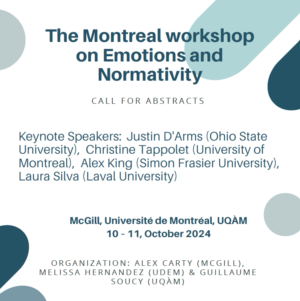 The Montreal Workshop on Emotions and Normativity @ UQAM